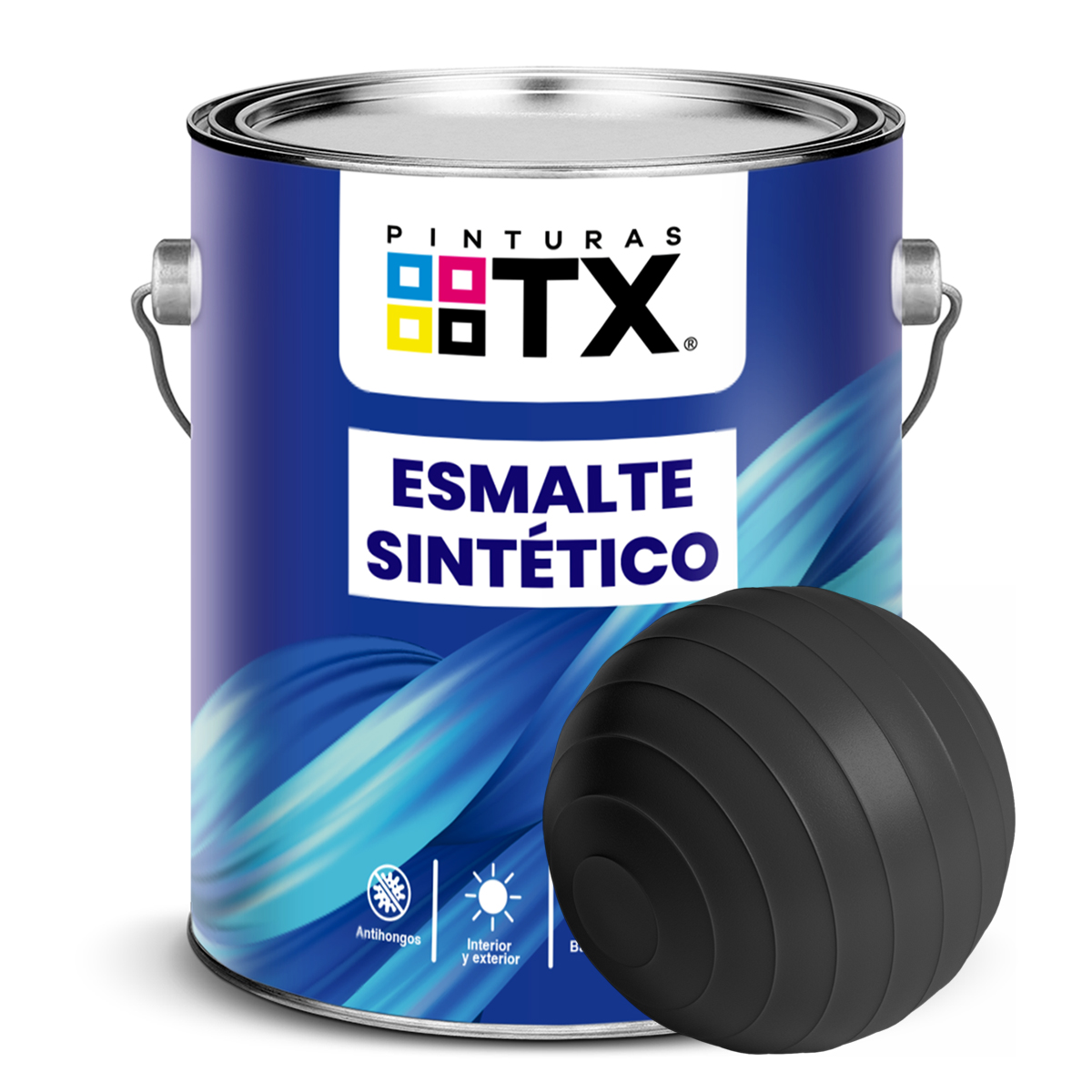 GALON-ESMALTE-SINTETICO-NEGRO.jpg Esmalte Sintético Negro - Galón - Imagen 1