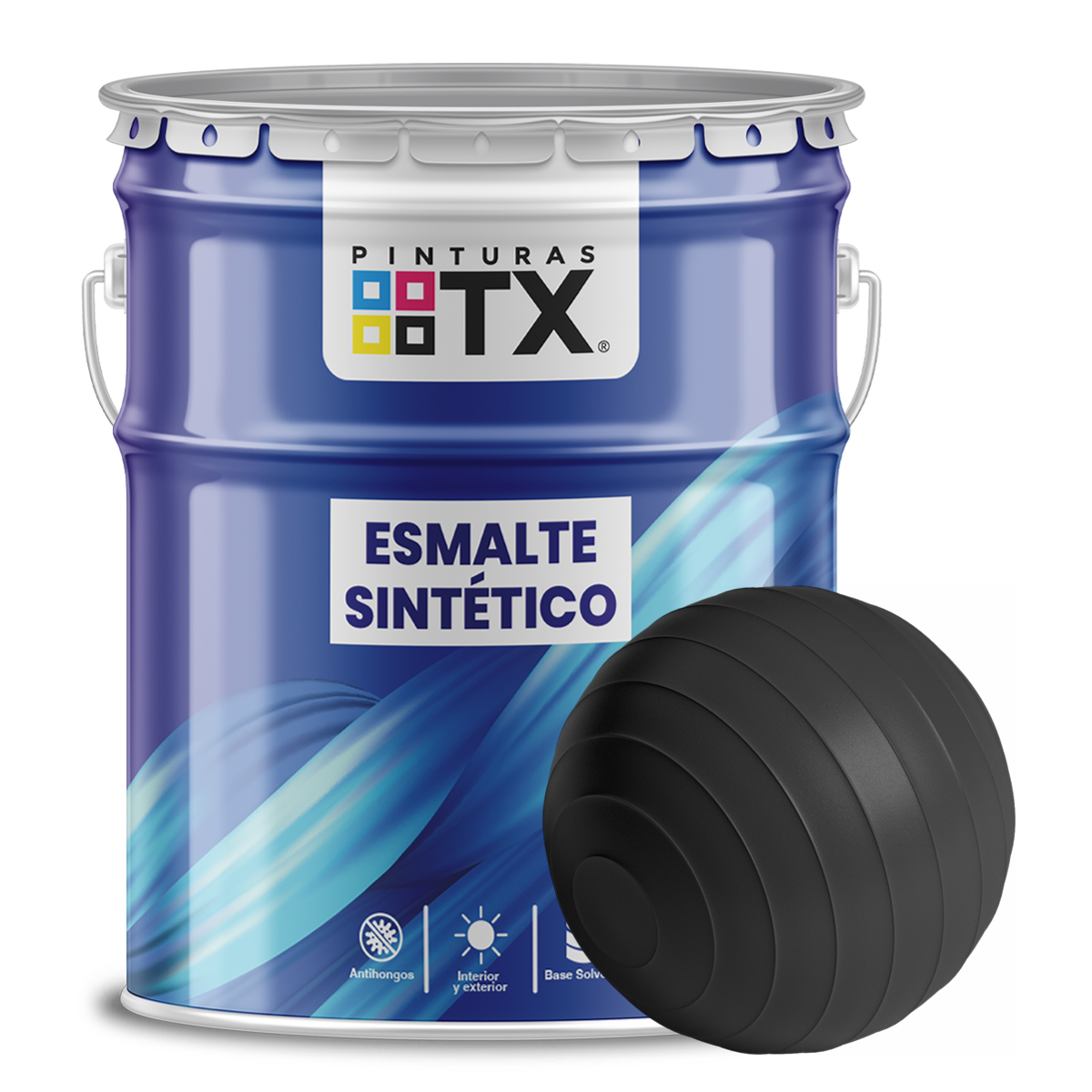TINETA-ESMALTE-SINTETICO-NEGRO.jpg Esmalte Sintético Negro - Tineta - Imagen 1
