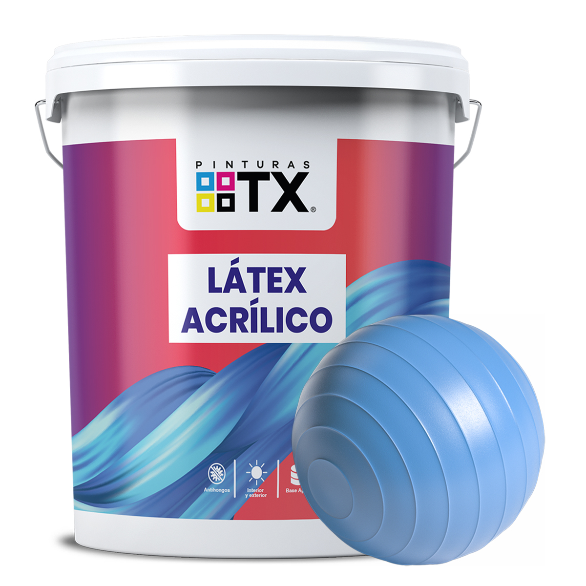 TINETA-LATEX-ACRILICO-CELESTE.jpg Látex Acrílico Celeste - Tineta - Imagen 1